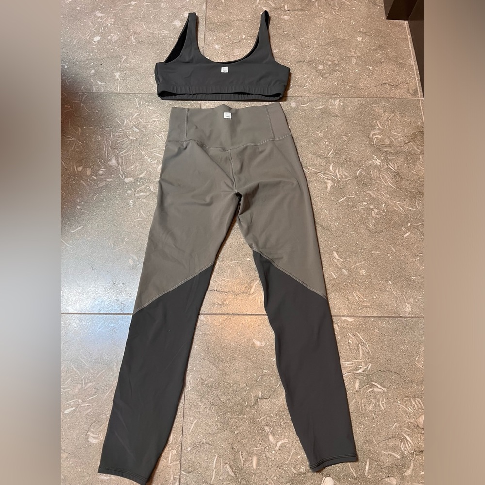 Vuori leggings and bra set Green/Olive